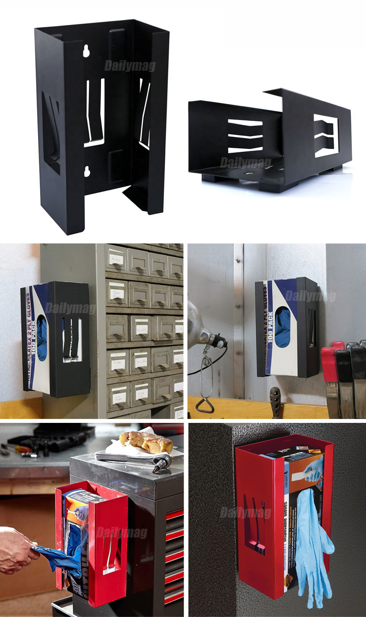 magnetic gloves dispenser holder, magnetic gloves box holder,magnetic box holder,magnetic holder