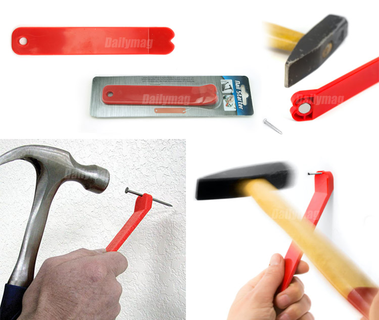 magnetic nail holder, nail starter, magnetic nail starter,magnetic safety nailer