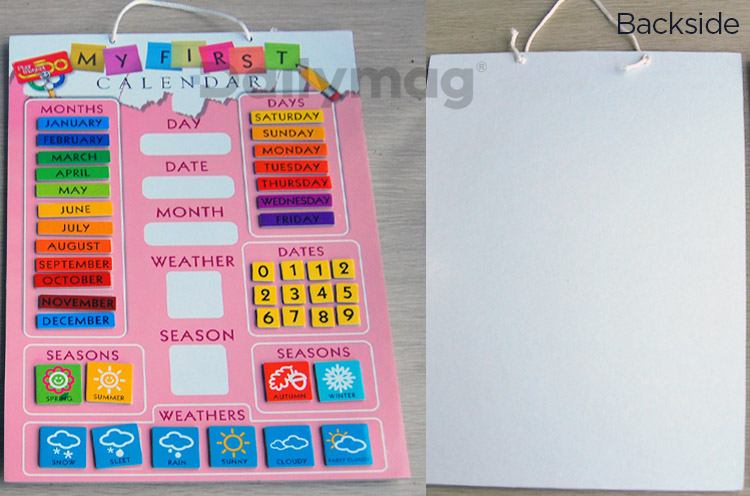 magnetic calendar,magnetic calendar for fridge,my first calandar,educational magnet set,children educational magnetic calendar