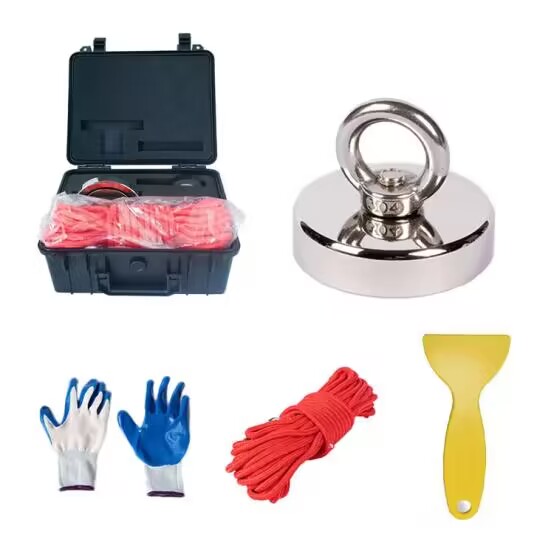 Kit de imán de pesca, imán de pesca, pesca con imán, imán de olla, imán de recuperación